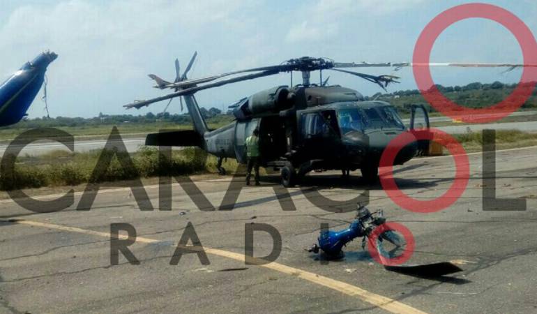Incidente en aeropuerto Camilo Daza