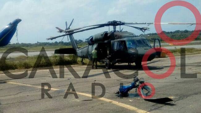 Incidente en aeropuerto Camilo Daza
