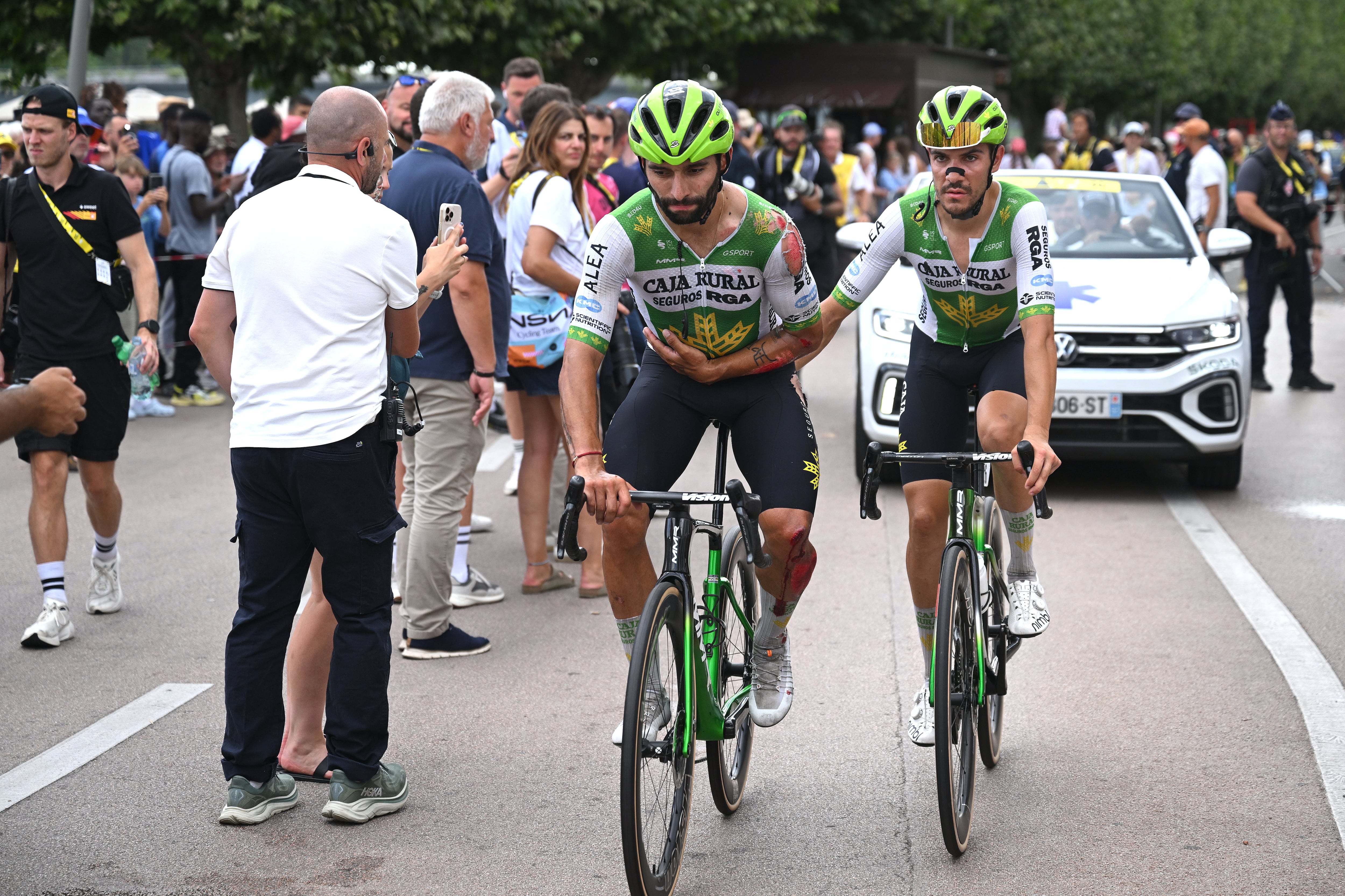 Fernando Gaviria caída etapa 12 - Getty Images