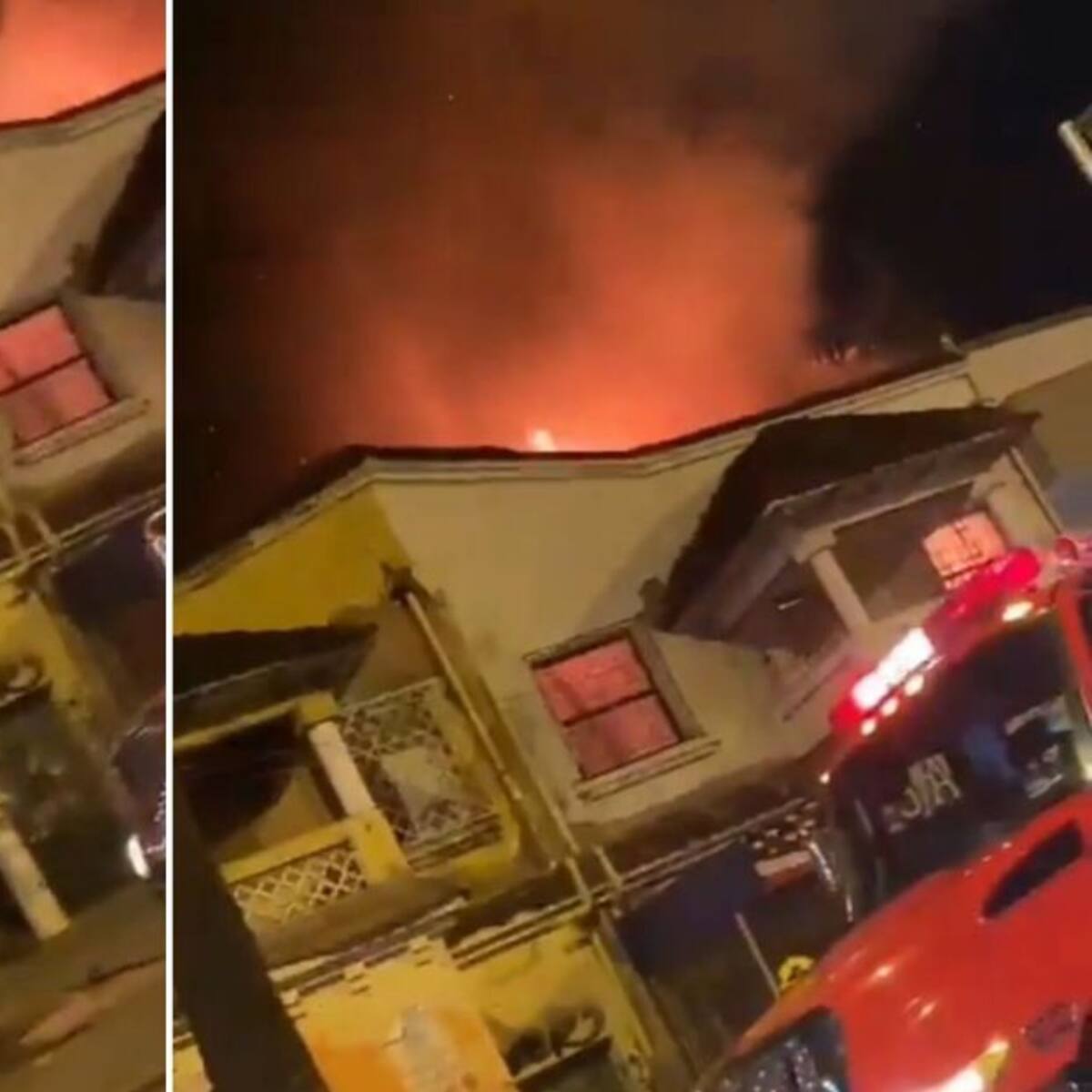 Incendio consume segundo piso de una casa en remodelación