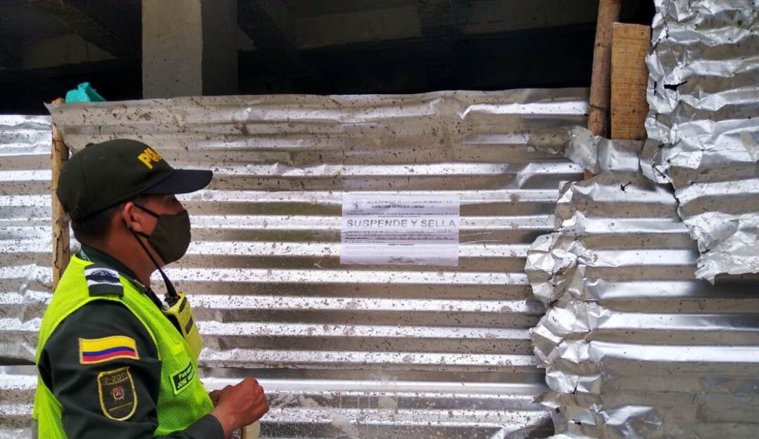 Tres capturados por construcción ilegal en el barrio Alto Bosque de Cartagena