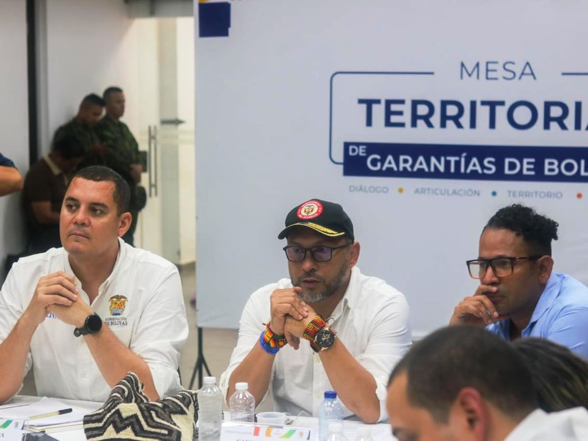 Gobernación de Bolívar fortalece la protección de líderes sociales con Mesa Territorial de Garantías