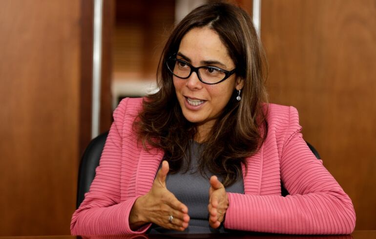 Gina Parody Ministra de Educación. 