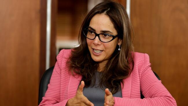 Gina Parody Ministra de Educación.