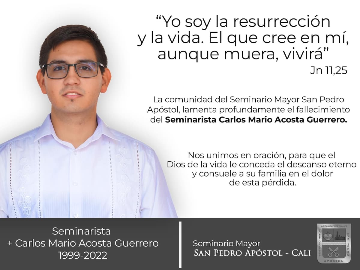 Cali: un seminarista entre las víctimas mortales del accidente de tránsito en Nariño
