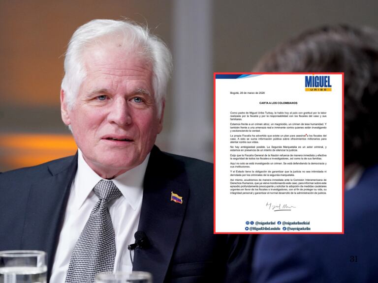 Miguel Uribe Londoño acudirá a CIDH por alertas de la Fiscalía por la seguridad de fiscales del caso