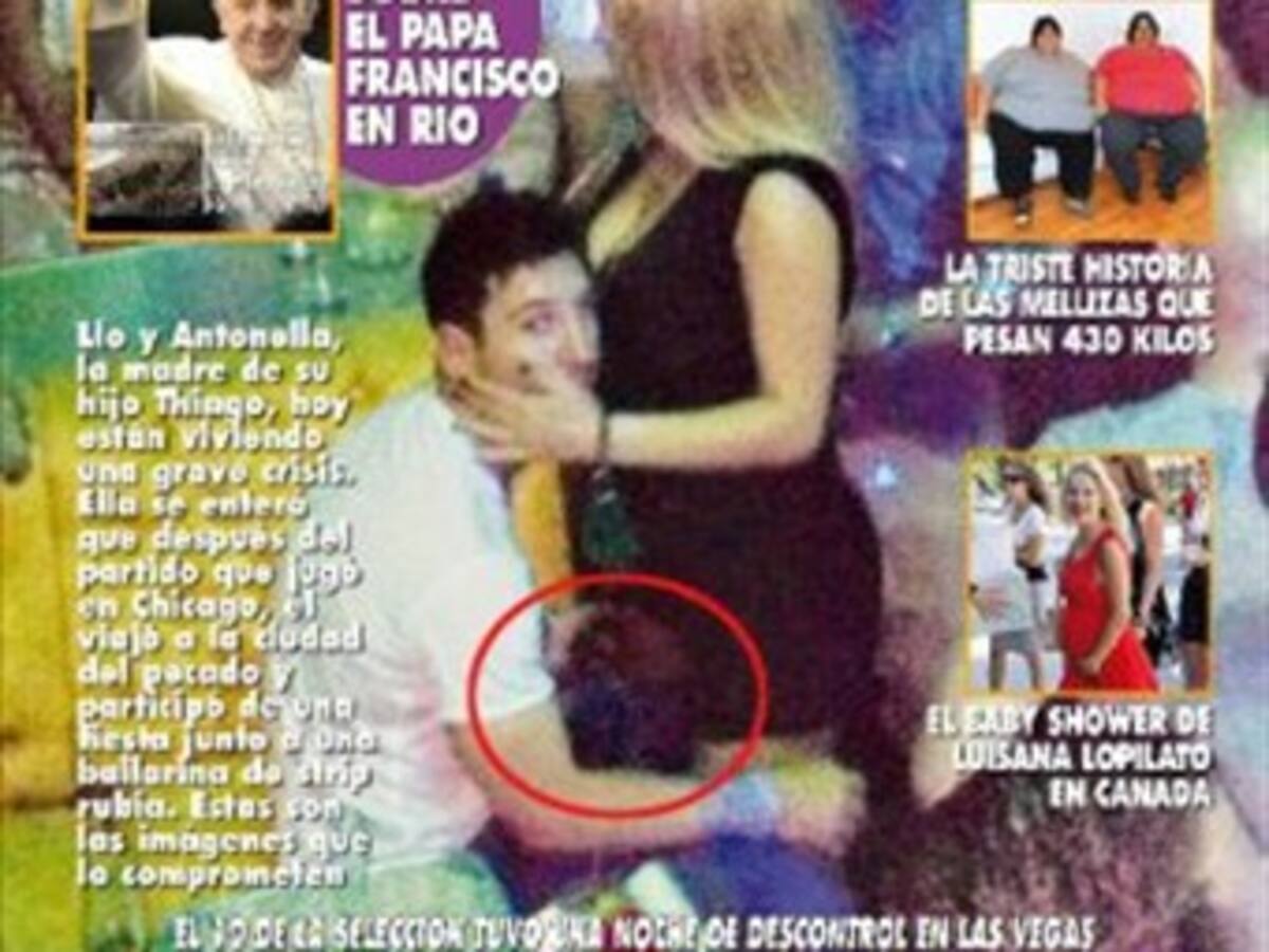 Las fotos de Messi con una ‘stripper’ son falsas