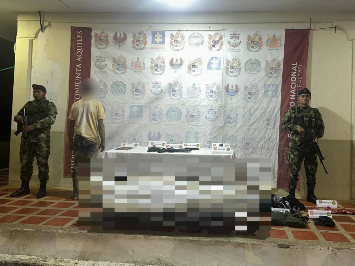 El Bagre: en operativo contra el Clan del Golfo recuperaron a un líder social y una menor