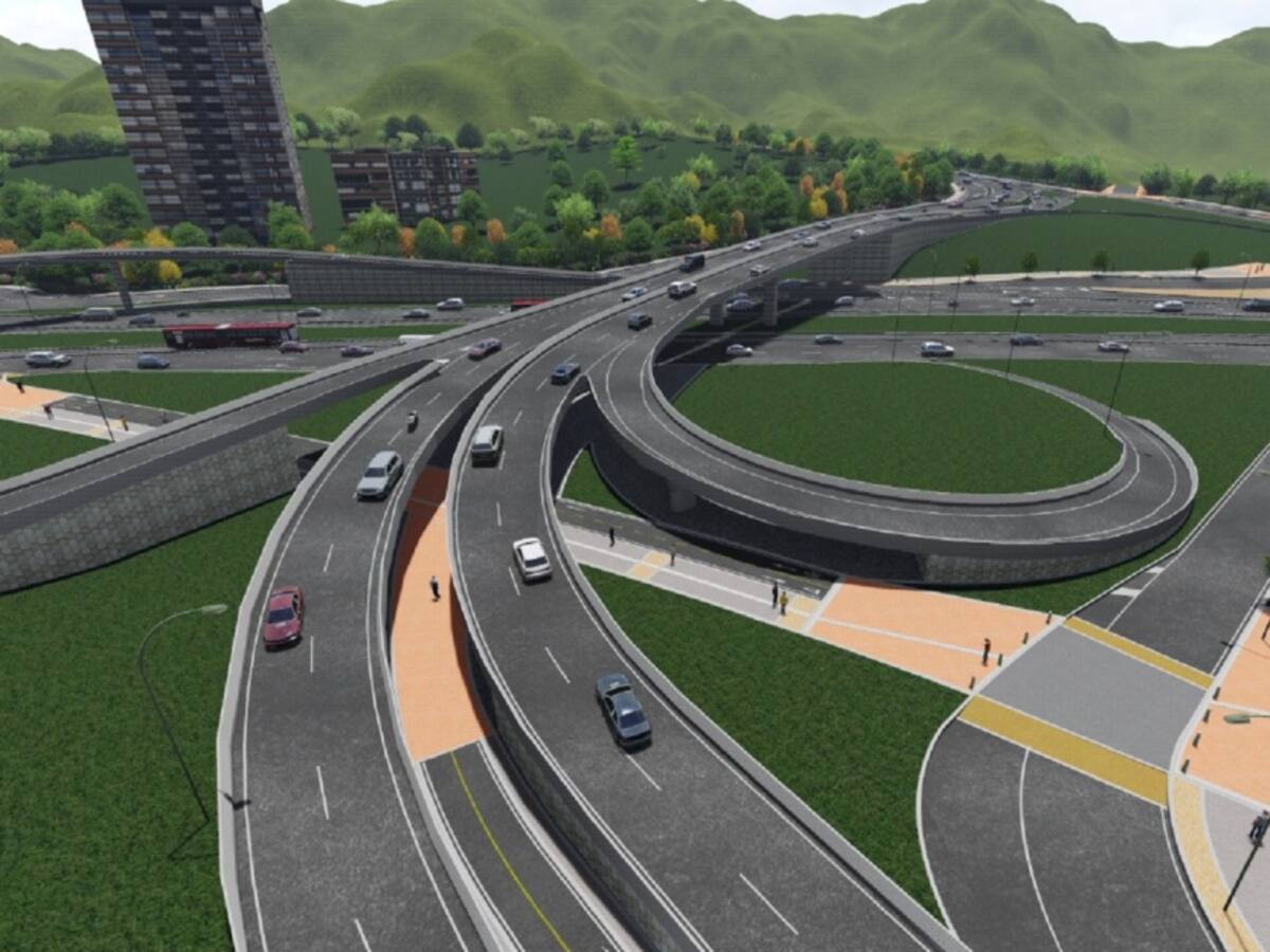 Obra vial en la Av. Calle 127 con Av. Boyacá