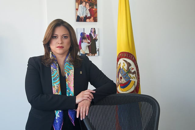 Natasha Avendaño, gerente del Acueducto de Bogotá. Foto/Colprensa.