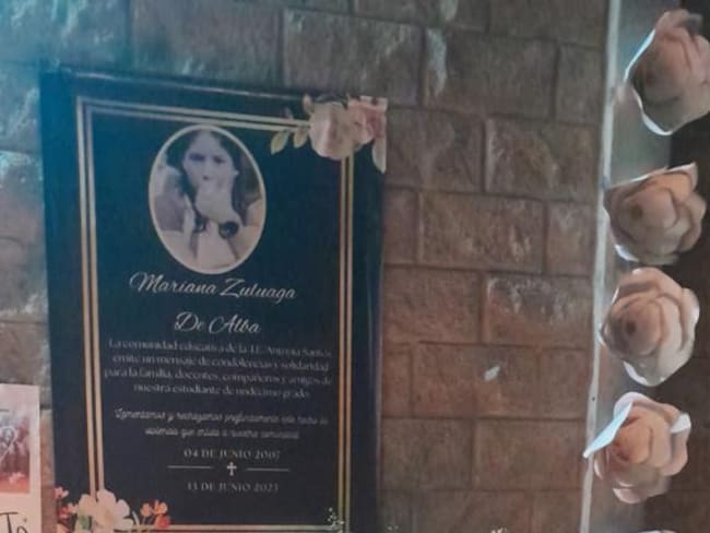 Velatón por muerte de menor en Malambo./ Foto: Cortesía