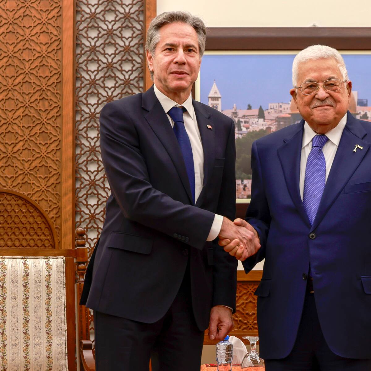 Blinken se reúne con Autoridad Palestina parasugerir mejoras en su gobernanza