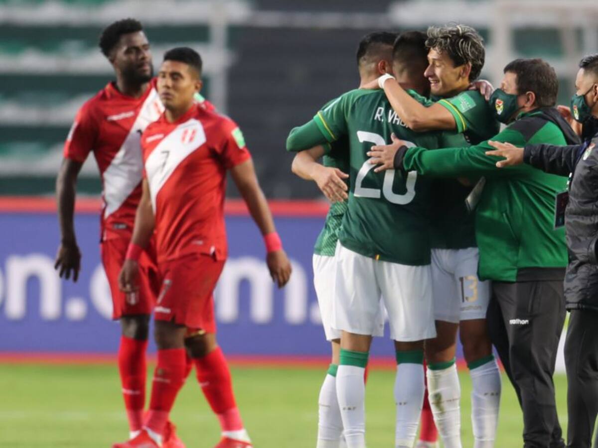 Bolivia con 10 sorprende a Perú y le da un respiro a Colombia y Paraguay