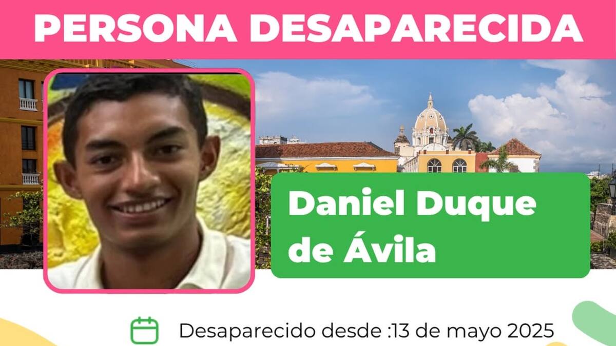 Estudiante desapareció en Cartagena: desde el 13 de mayo no hay noticias sobre su paradero