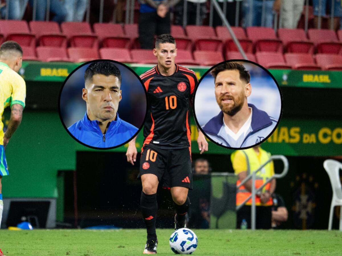 James Rodríguez, cerca de romper histórica marca en Eliminatorias Conmebol: igualó a Messi y Suárez