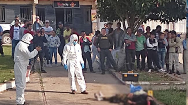 El homicidio se registró al parecer en medio de una venganza.