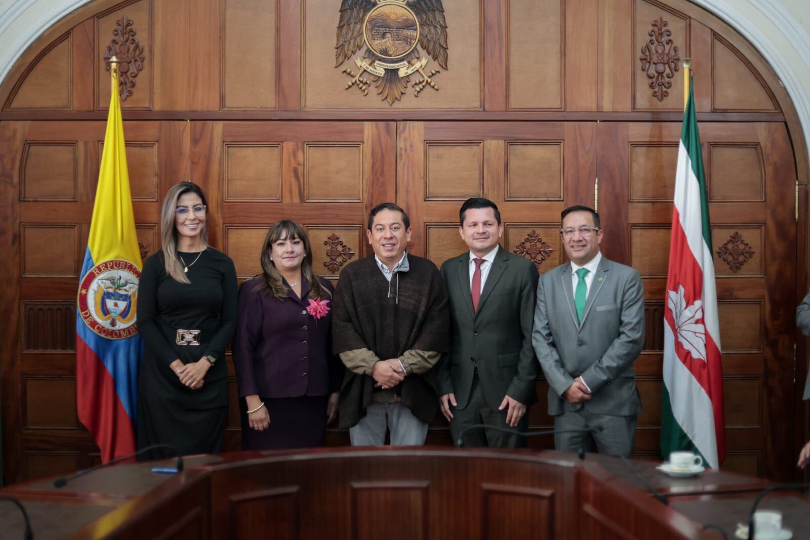 Yesyka Lysedt Téllez Montañez como gerente del Instituto de Tránsito de Boyacá; Ingrid Galán como secretaria de Salud; y Wilmar Triana González como secretario General