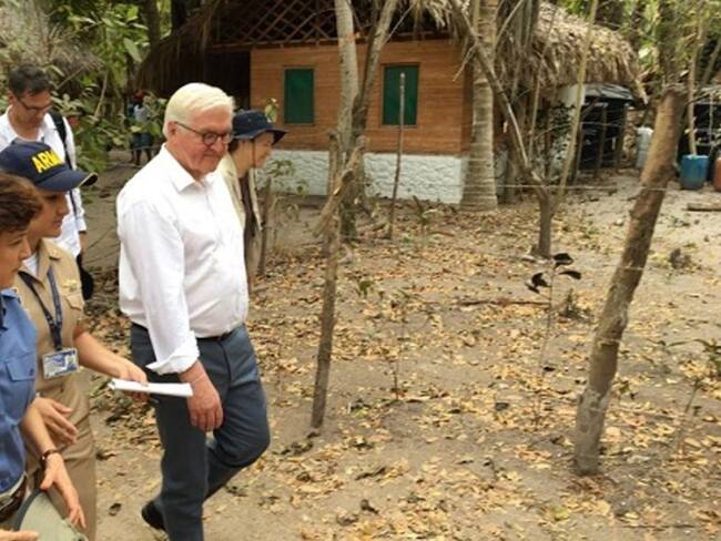 Presidente de Alemania conoció planes ambientales en isla de Cartagena