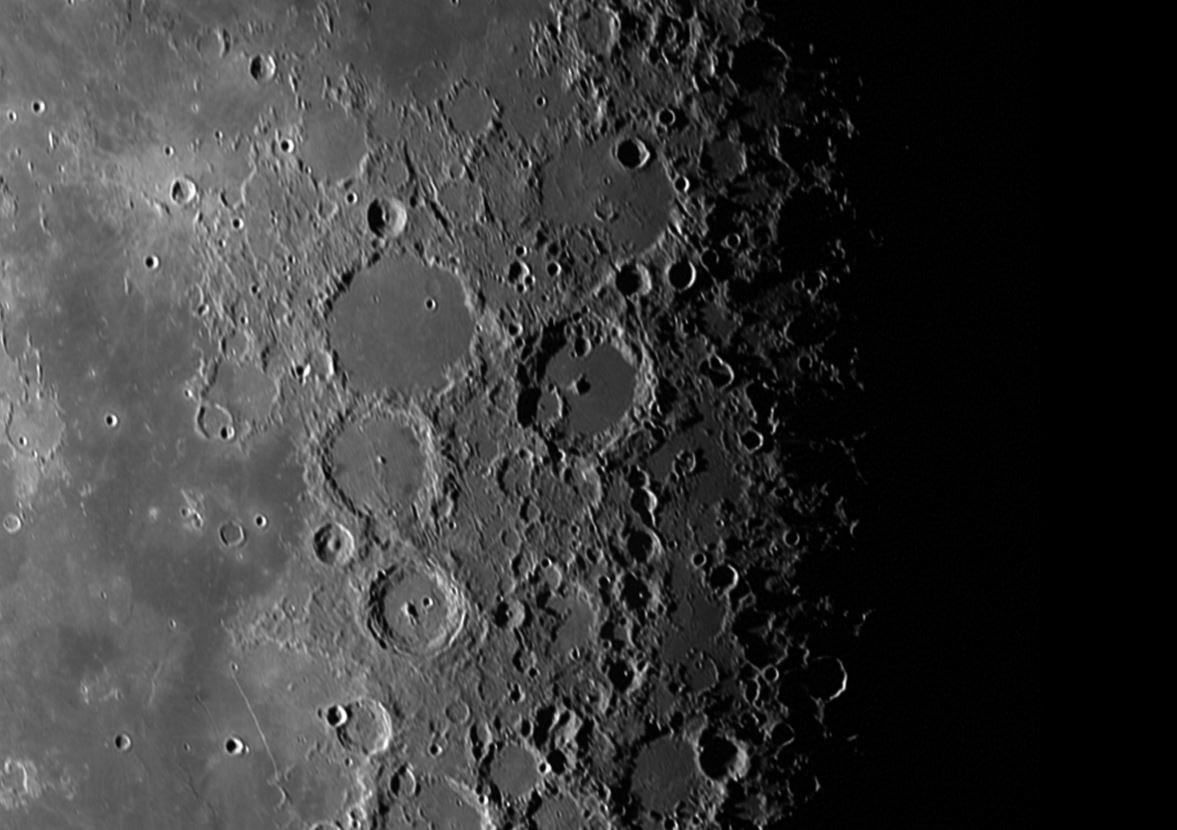 Area de la superficie lunar captada por la misión Lucy de la NASA / Cortesía: NASA