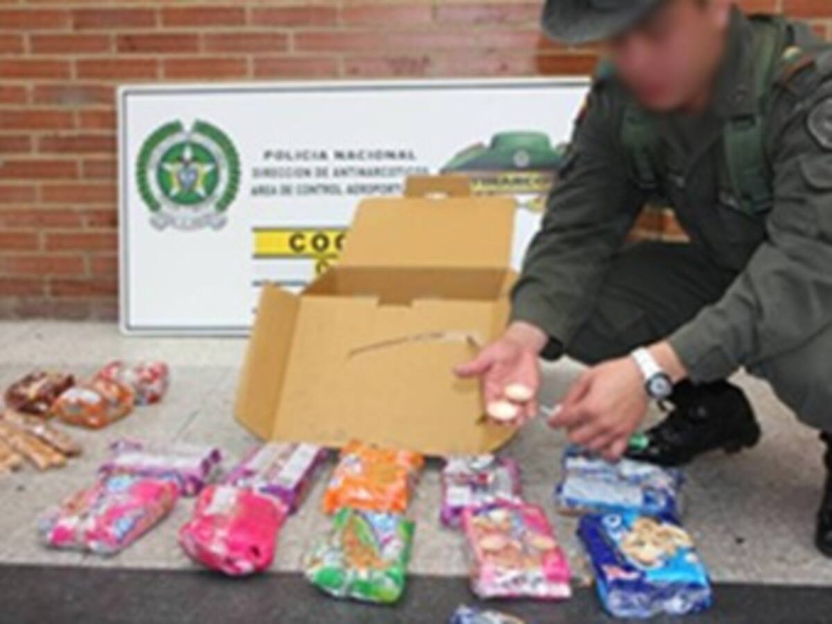 Incautan 5 kilos de cocaína en galletas que iban para España