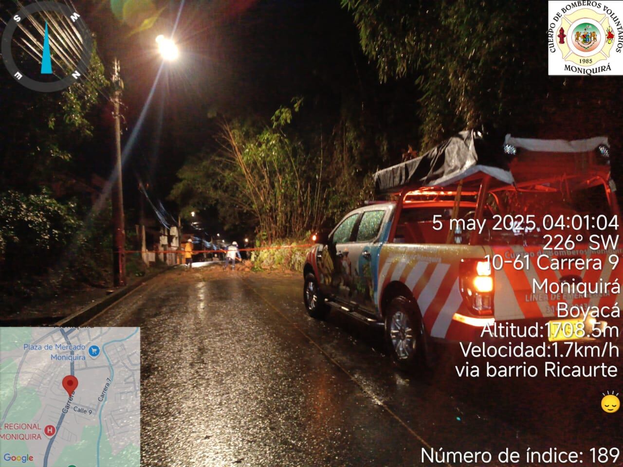 Las lluvias intensas han provocado deslizamientos, vías rurales incomunicadas y riesgo en viviendas, lo que llevó a declarar la alerta roja en Moniquirá.