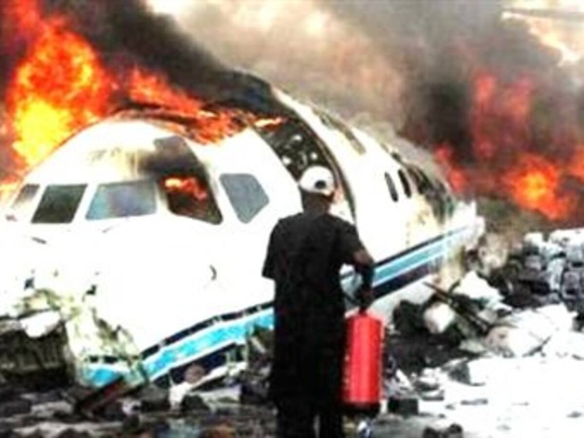 Ningún superviviente hasta ahora en el accidente de un avión en Nigeria