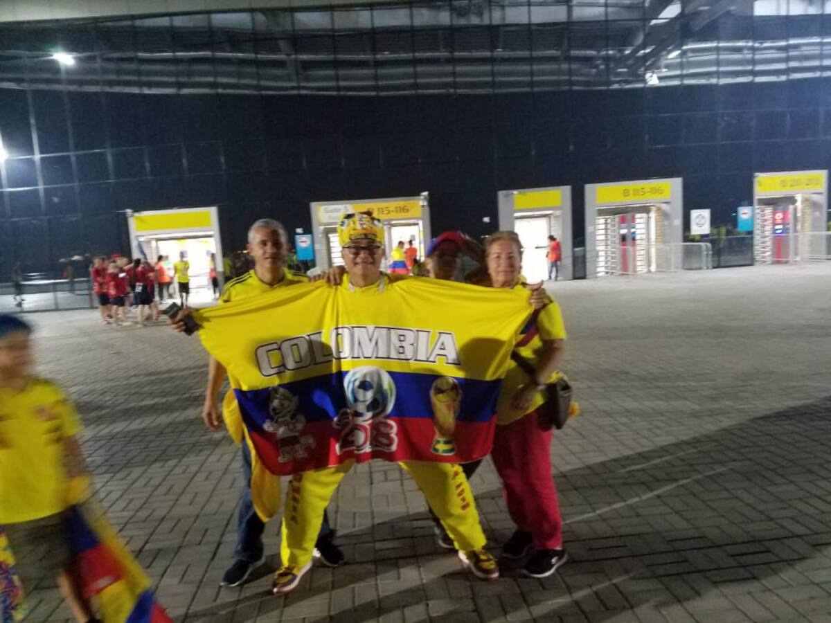 Familia Murillas disfrutando del mundial