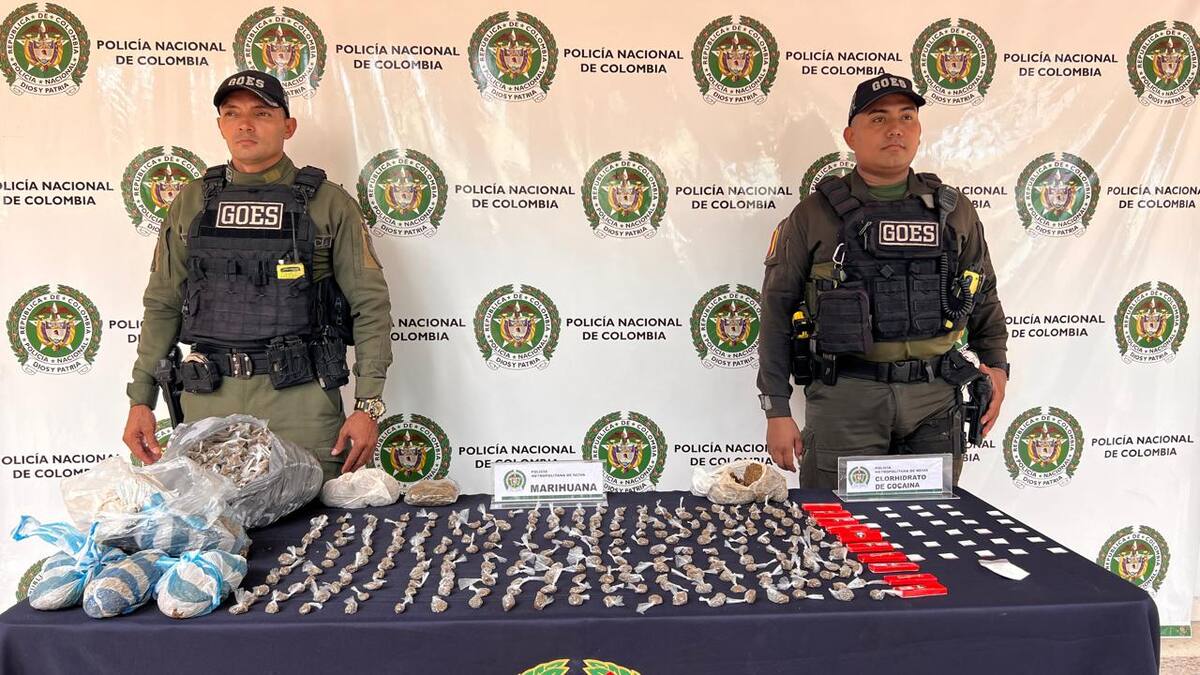 Incautan marihuana en inmediaciones del barrio San Martín de Neiva
