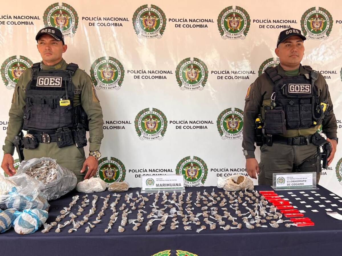 Incautan marihuana en inmediaciones del barrio San Martín de Neiva