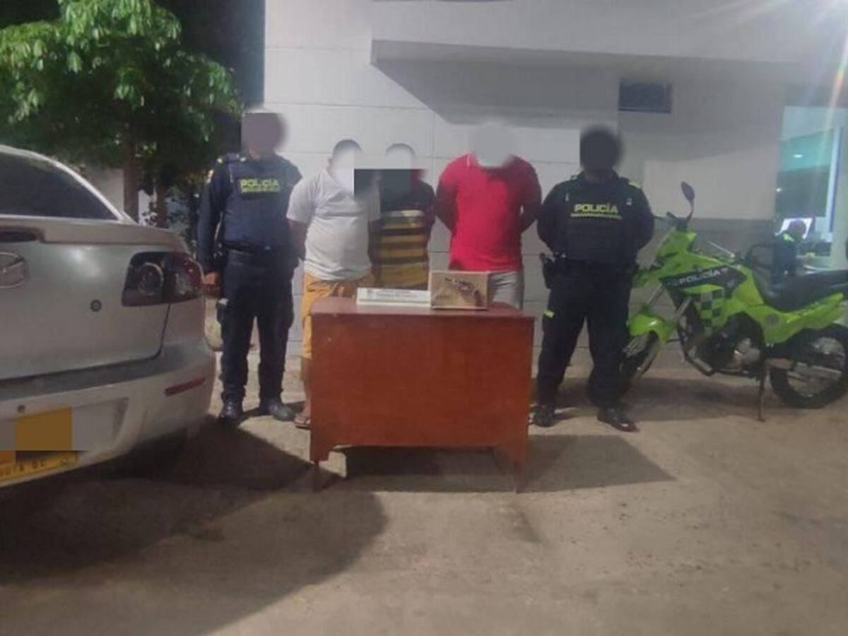 Cayeron tres presuntos delincuentes luego de persecución policial en Cartagena