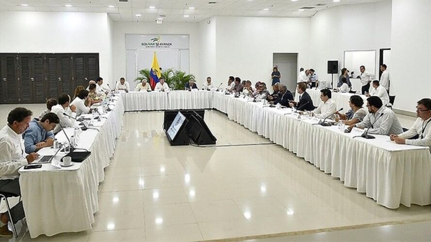 Reunión de balance entre el Gobierno Nacional y las FARC a la implementación del Acuerdo de Paz en Cartagena. Foto: Colprensa