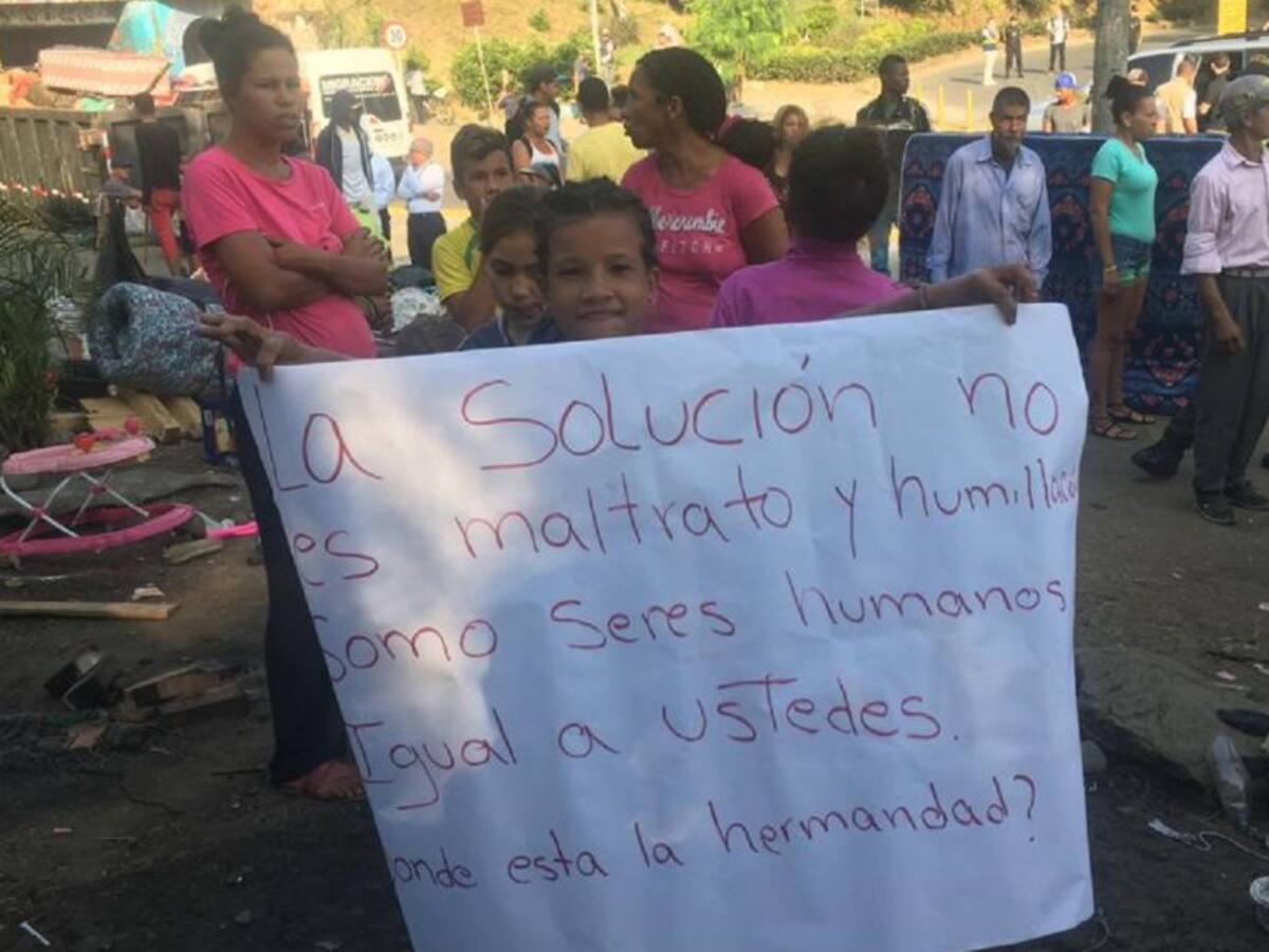 En imágenes: ¿cómo fue el desalojo de venezolanos en Cali?