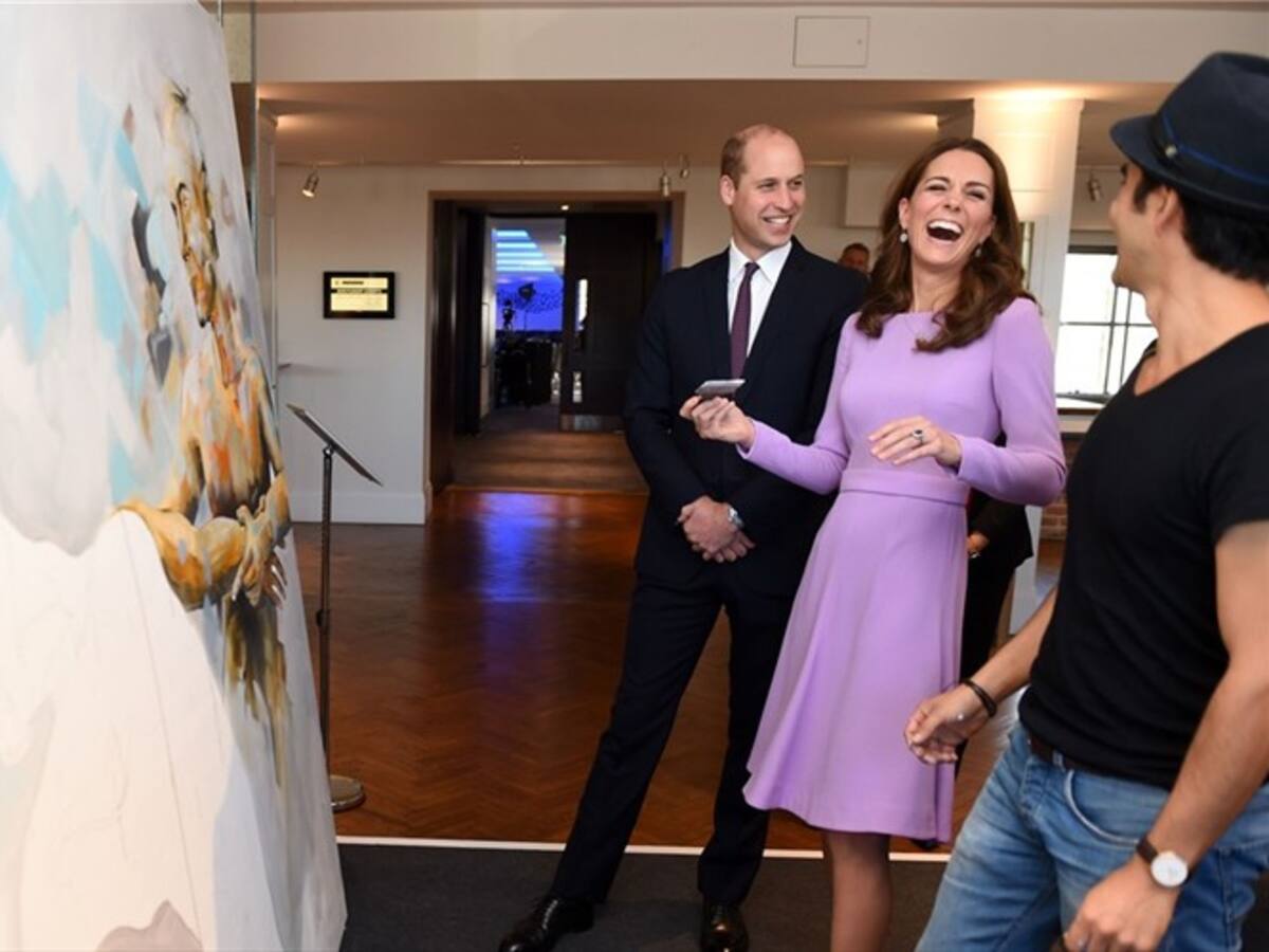El pintor colombiano Dairo Vargas reveló qué habló con los duques de Inglaterra