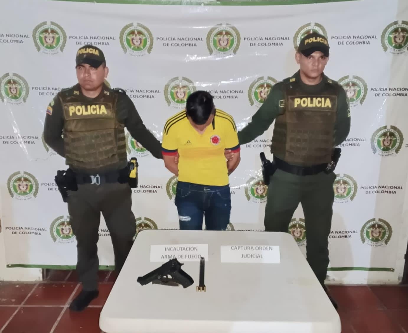 El homicidio ocurrido el 17 de enero del año 2017 . Foto Policía Huila.