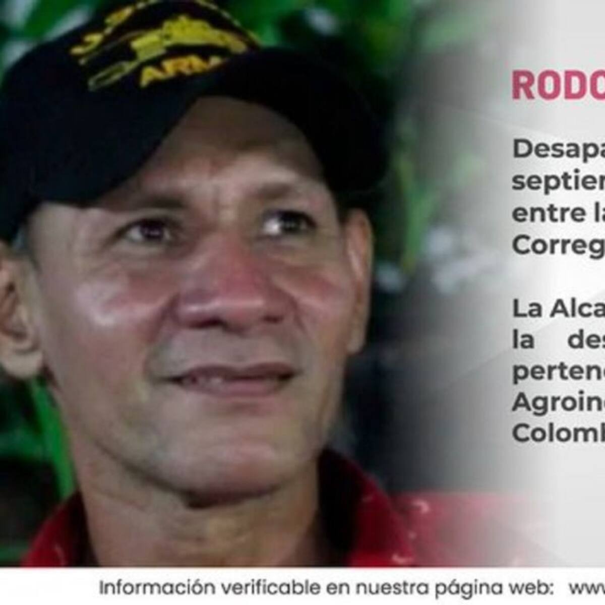 Sigue la búsqueda del líder y reclamante de tierras Rodolfo Galvis