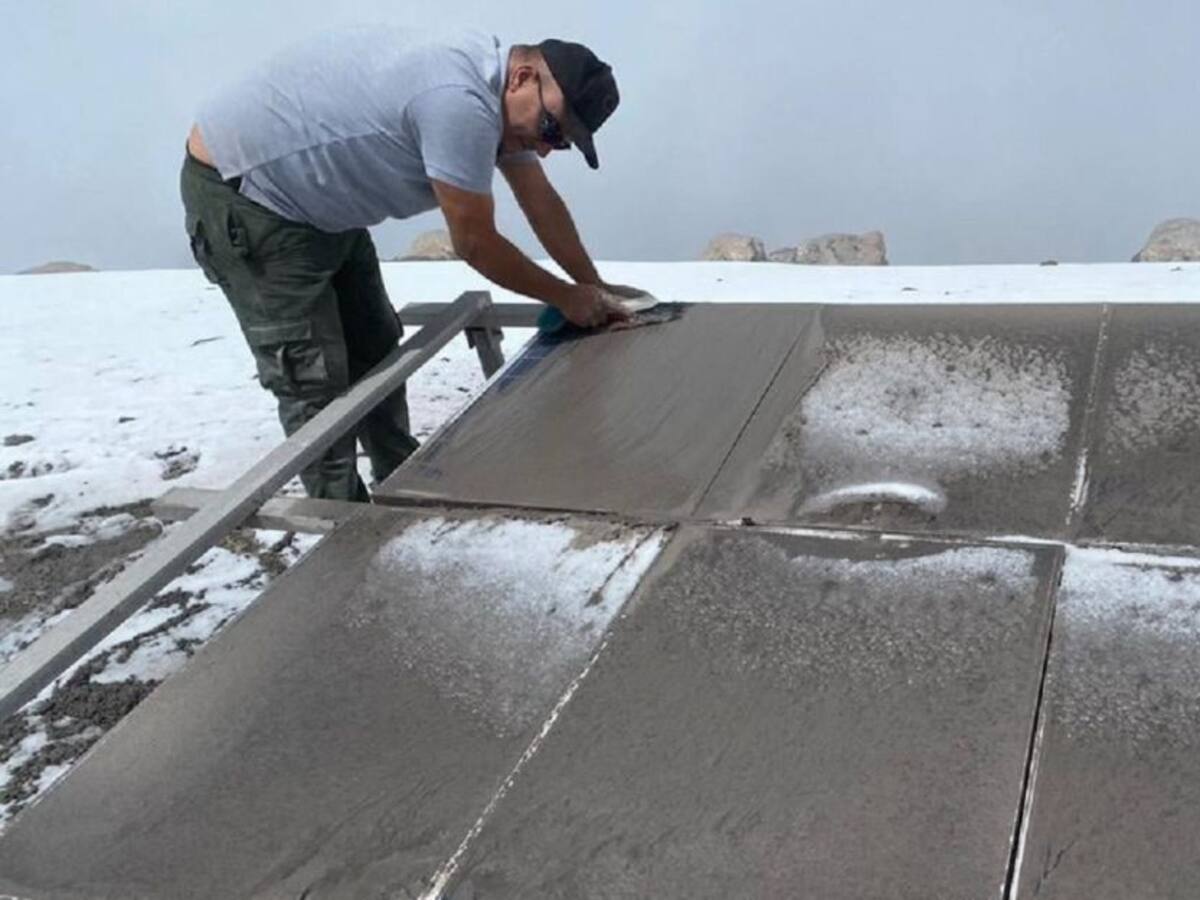Mantenimiento preventivo a las estaciones de monitoreo del Nevado del Ruíz