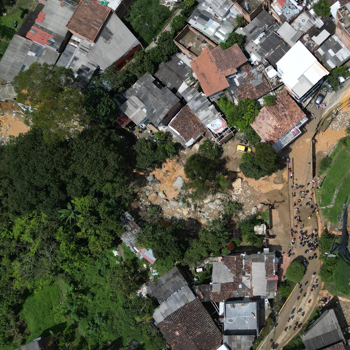 Medellín: el censo actualizado indica que 1.709 personas están afectadas por las lluvias