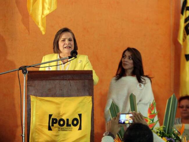 Clara López, candidata a la Alcladía de Bogotá por el Polo Democrático  