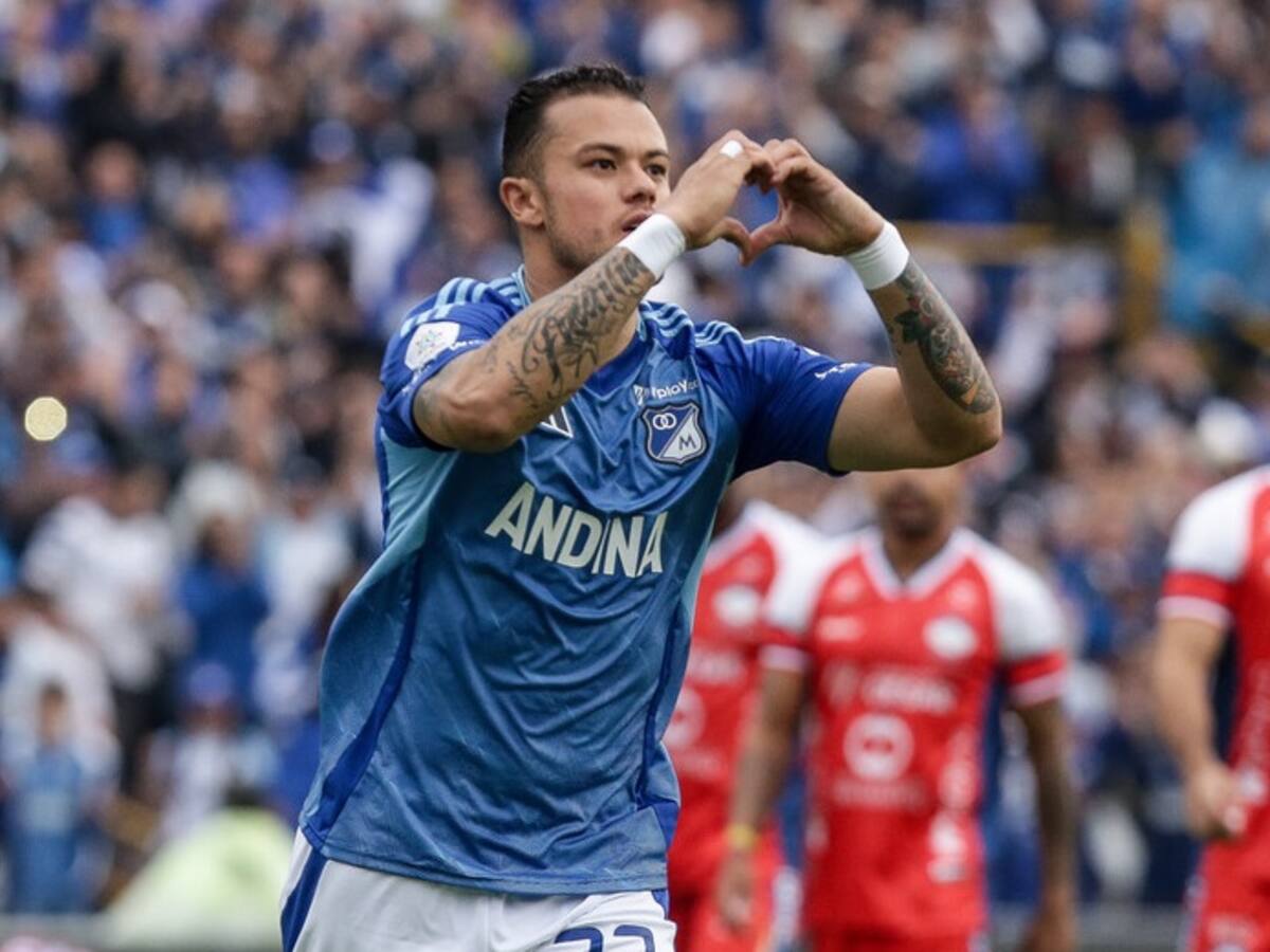 ¡Buenas noticias en Millonarios! David González reveló fecha de regreso de Leonardo Castro