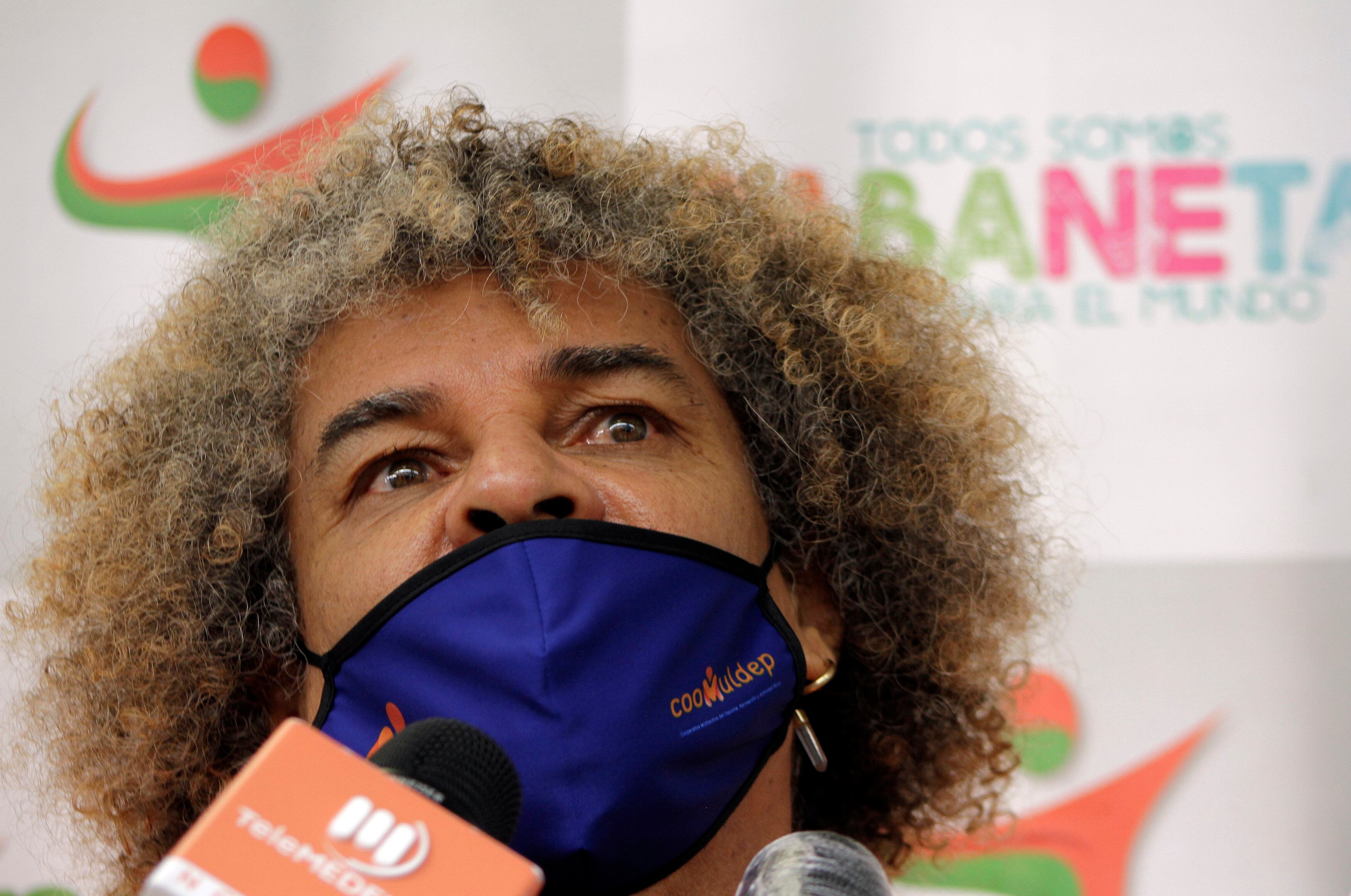 'El Pibe' Valderrama. (Photo by Fredy Builes/Getty Images)
