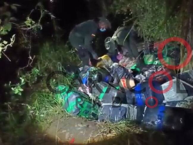 Cae cargamento de marihuana en un parqueadero de Palmira