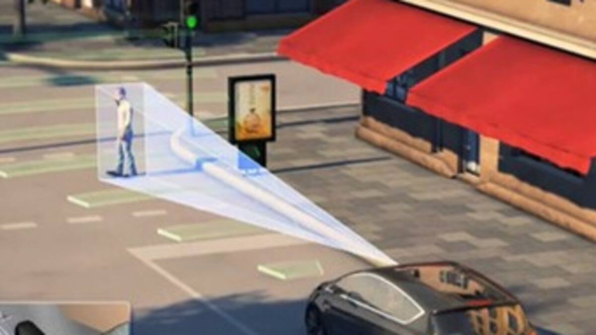 Un auto que toma el control del volante