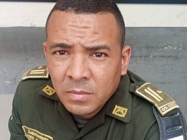 Uniformado fallecido.