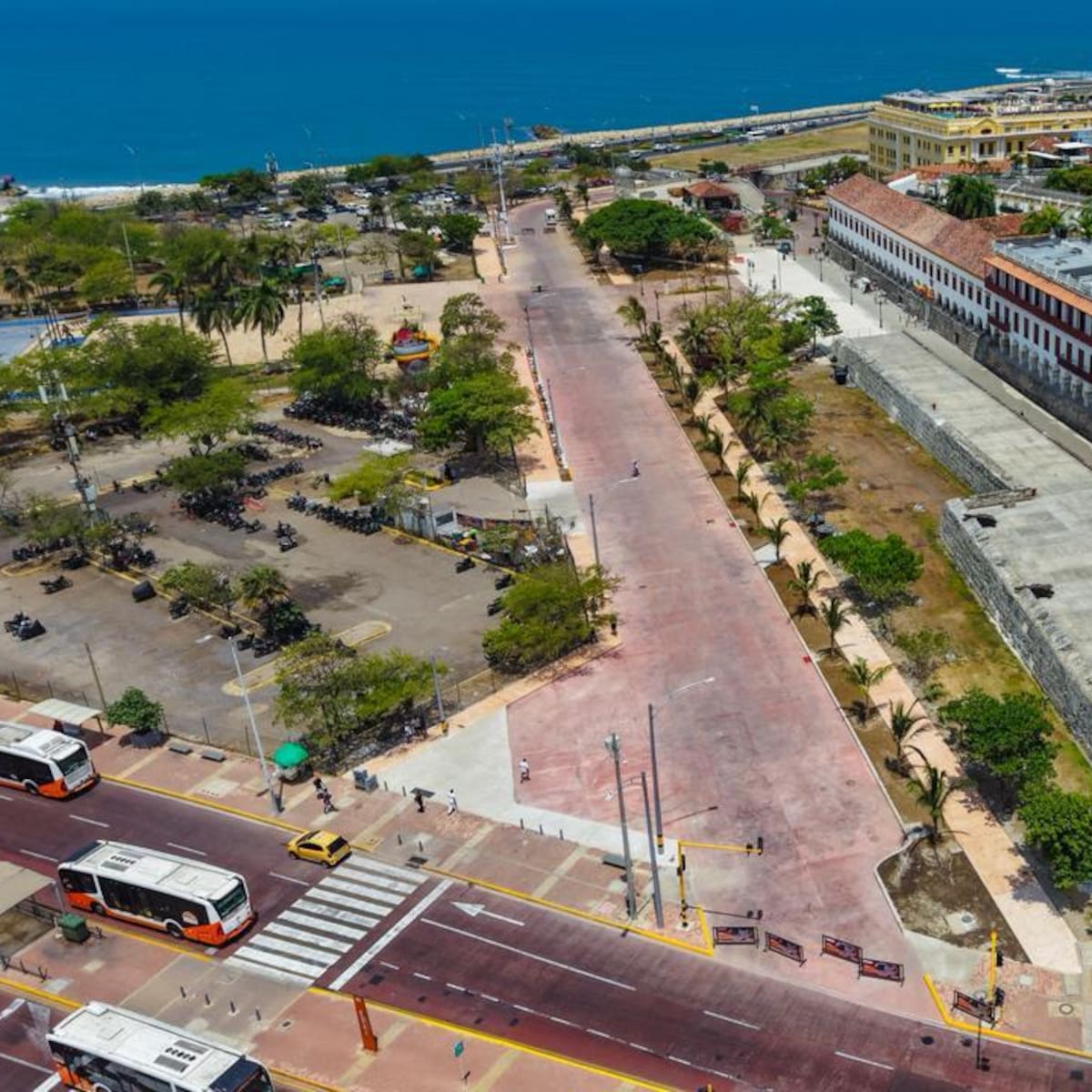 Cartagena ya cuenta con nueva conexión vial Corredor Histórico - Parque de la Marina