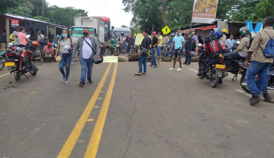 Los pobladores exigieron a las autoridades la instalación de reductores de velocidad ante los constantes accidentes de tránsito