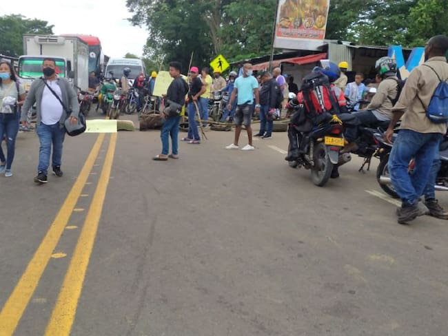 Los pobladores exigieron a las autoridades la instalación de reductores de velocidad ante los constantes accidentes de tránsito