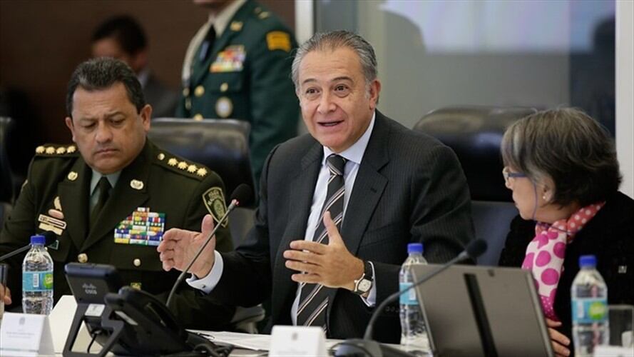 Vicepresidente de la República, general Óscar Naranjo.. Foto: