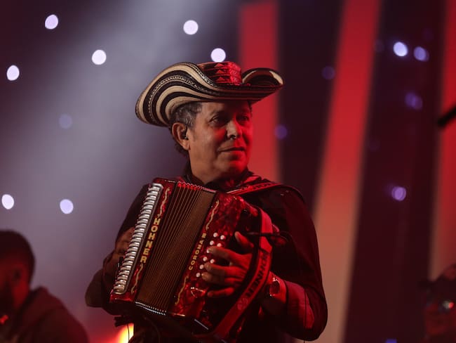 Egidio Cuadrado, acordeonista. (Colprensa - Sofía Toscano)