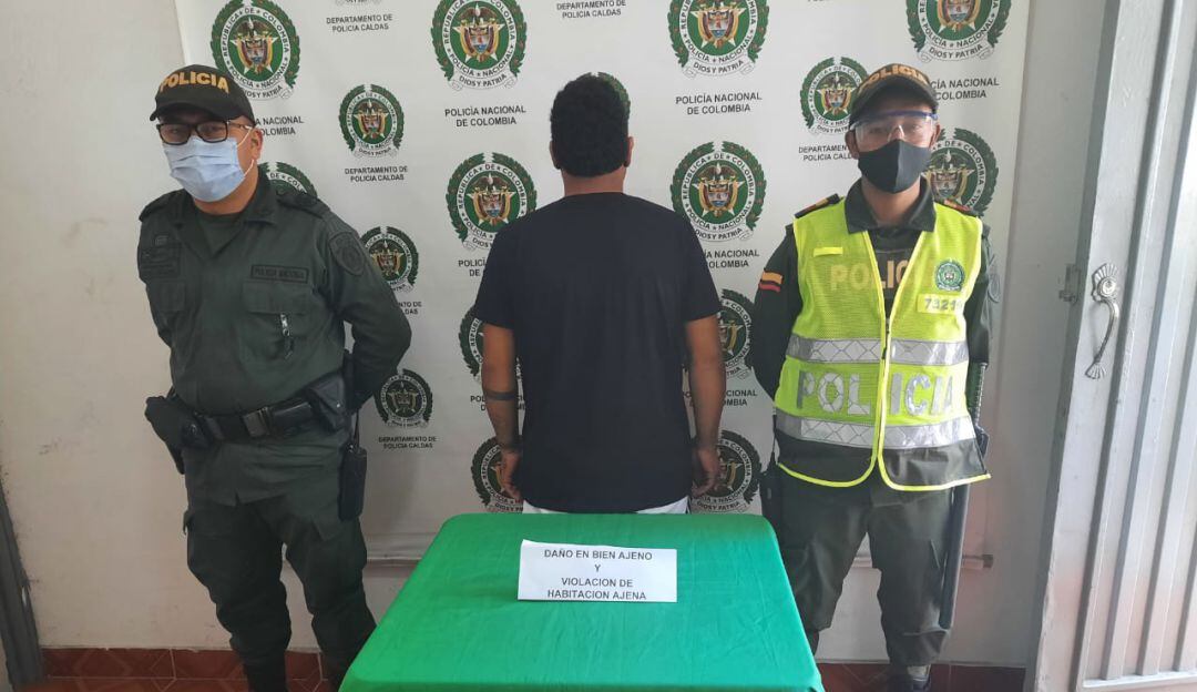 Capturado por daño en bien ajeno