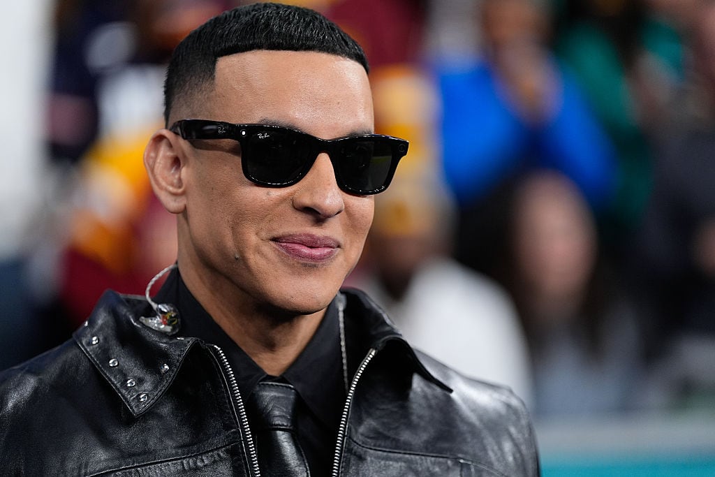 MADRID, SPAIN - NOVEMBER 16: Daddy Yankee looks on during the National Football League (NFL) 2025 Madrid Game, match played between Miami Dolphins and Washington Commanders at Bernabeu stadium on November 16, 2025, in Madrid, Spain. (Photo By Oscar J. Barroso/Europa Press via Getty Images)